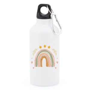 Petite gourde blanche arc-en-ciel