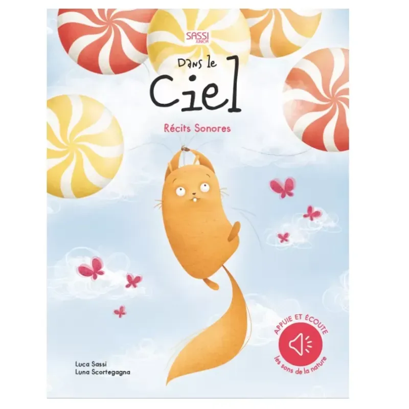 Livre sonore - dans le ciel (Sassi Junior) - Couverture