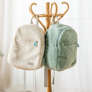 Sac à dos teddy écru