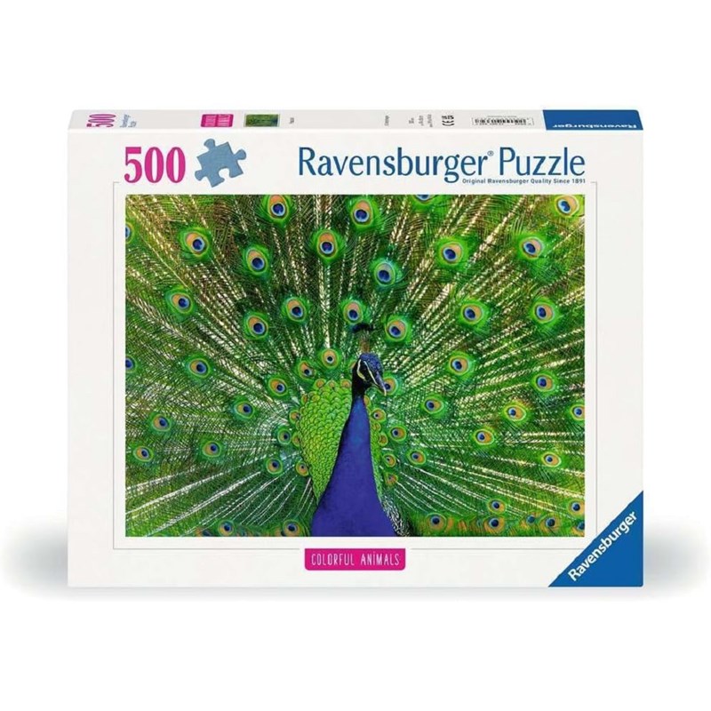 Puzzle paon 500 pièces