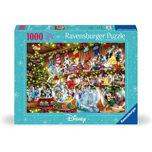 Puzzle boules à neige disney 1000 pcs