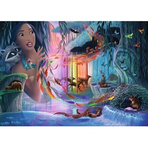 Puzzle pocahontas châteaux disney 1000