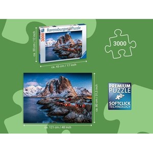 Puzzle hamnoy iles lofoten 3000 pcs