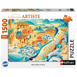 Puzzle merveilles d'asie 1500 pcs