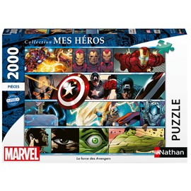 Puzzle la force des avengers 2000 pcs