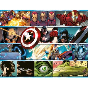 Puzzle la force des avengers 2000 pcs