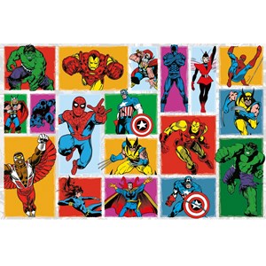 Puzzle retro marvel 3000 pcs