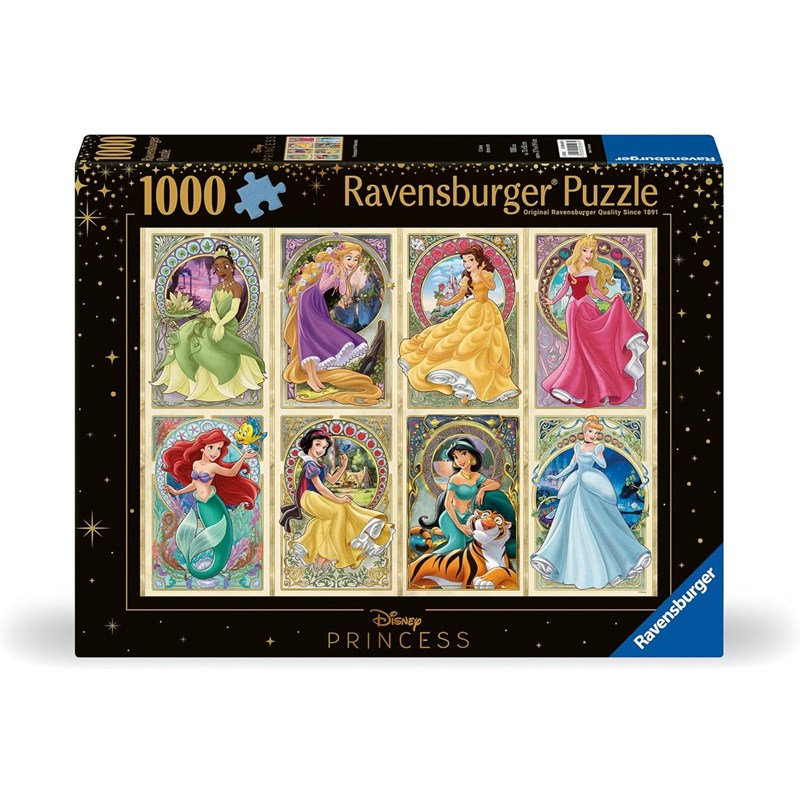 Puzzle disney princesses art 1000 pièce