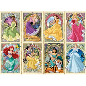 Puzzle disney princesses art 1000 pièce