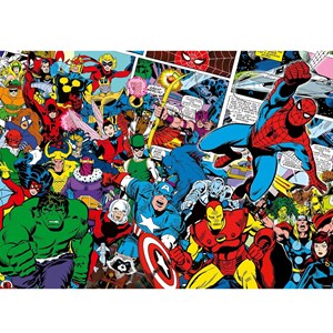 Challenge puzzle marvel 1000 pièces