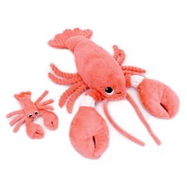 Peluche homard maman et son bébé corai