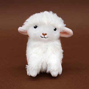 Peluche mouton maman et son bébé blanc