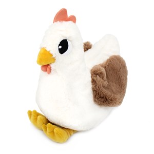 Peluche poule maman et son bébé