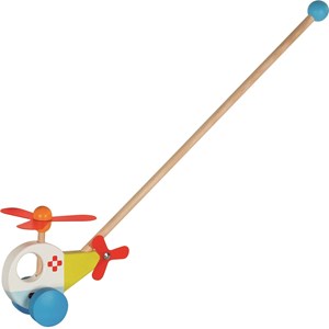 Véhicule à pousser hélicoptère