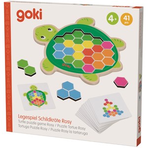 Puzzle tortue rosy