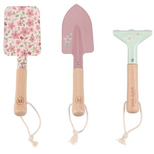 Outils de jardin rose fairy garden