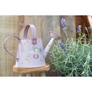 Arrosoir rose fairy garden