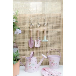 Arrosoir rose fairy garden