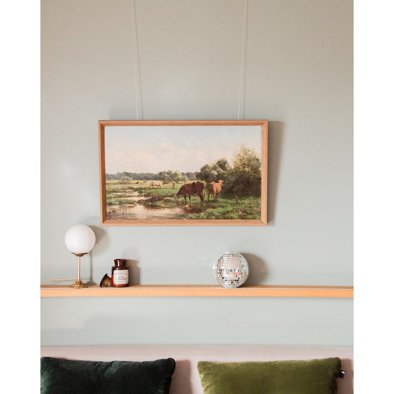 Nina, la toile peinte verdurée n°153