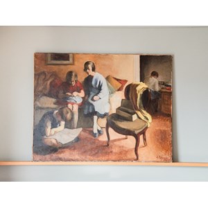 Nina, la grande toile peinte n°145