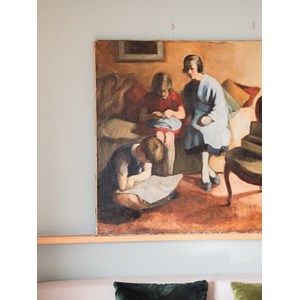 Nina, la grande toile peinte n°145