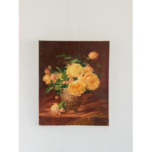 Nina, la toile peinte aux roses n°143