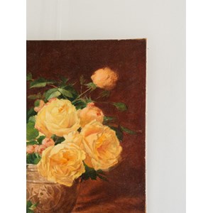 Nina, la toile peinte aux roses n°143