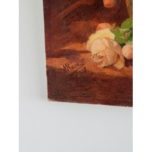 Nina, la toile peinte aux roses n°143
