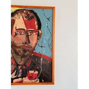 Nina, le portrait en bleu et rouge n°137