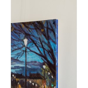 Toile peinte au crépuscule n°155