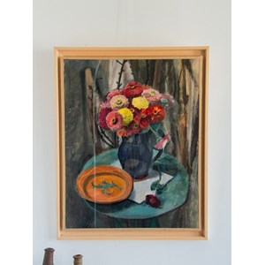 Nina, la toile peinte fleurie n°133