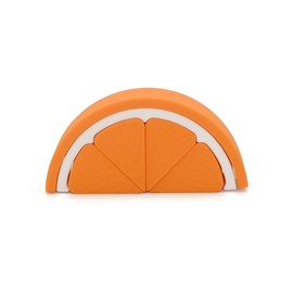 Puzzle orange en silicone