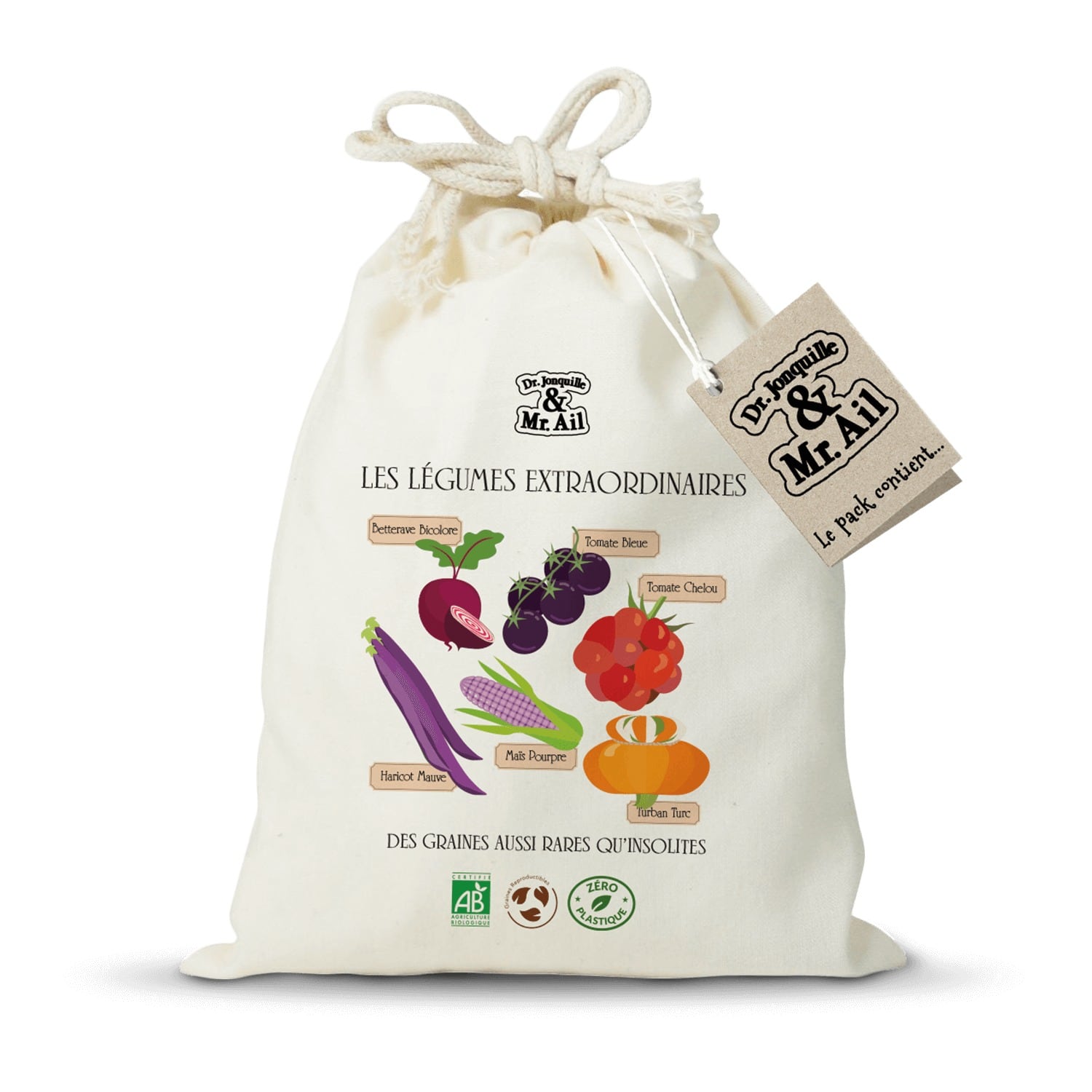 Légumes anciens (bio) - Kit cadeau de graines avec 3 raretés végétales  spéciales : : Jardin