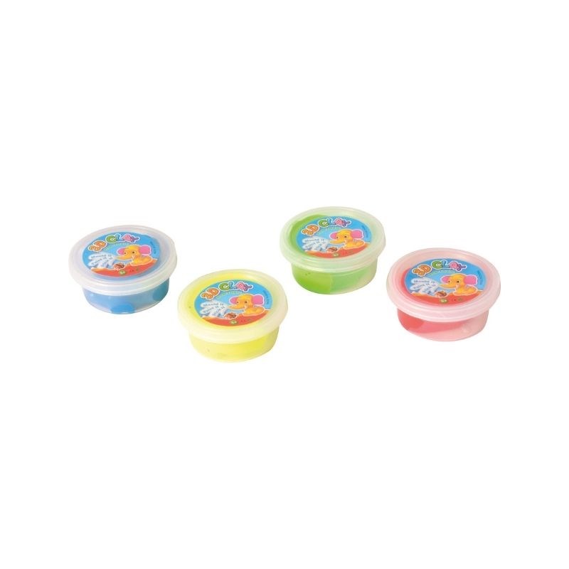 4 pâtes à modeler rebondissantes