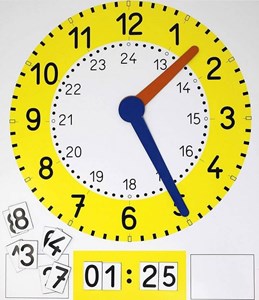 Horloge magnétique et lot de chiffres