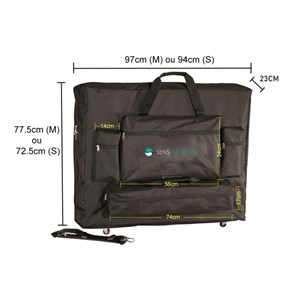 Housse de transport a roulettes pour tab