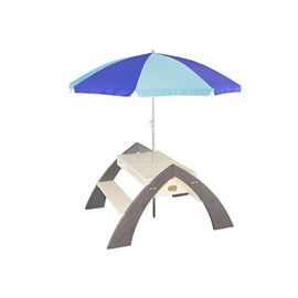 Table picnic sable et eau delta