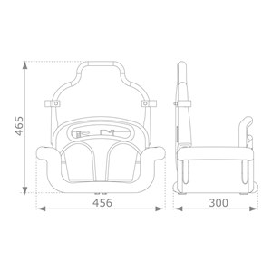 Balançoire bébé évolutive 3 en 1 axi
