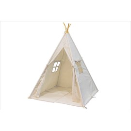 Tente tipi alba blanc crème pour enfant