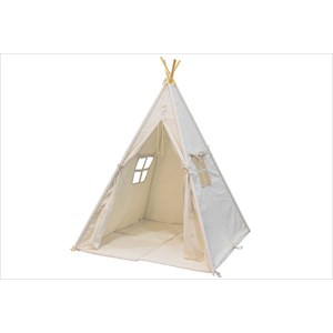 Tente tipi alba blanc crème pour enfant