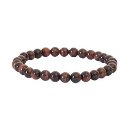 Bracelet pierre  - œil de taureau 6mm