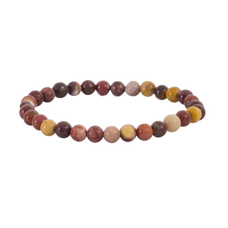 Garaulion - Bracelet - jaspe mokaïte 6mm