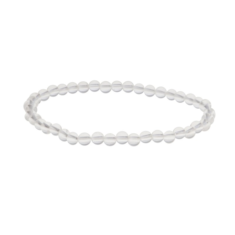 Garaulion - Bracelet cristal de roche 4mm