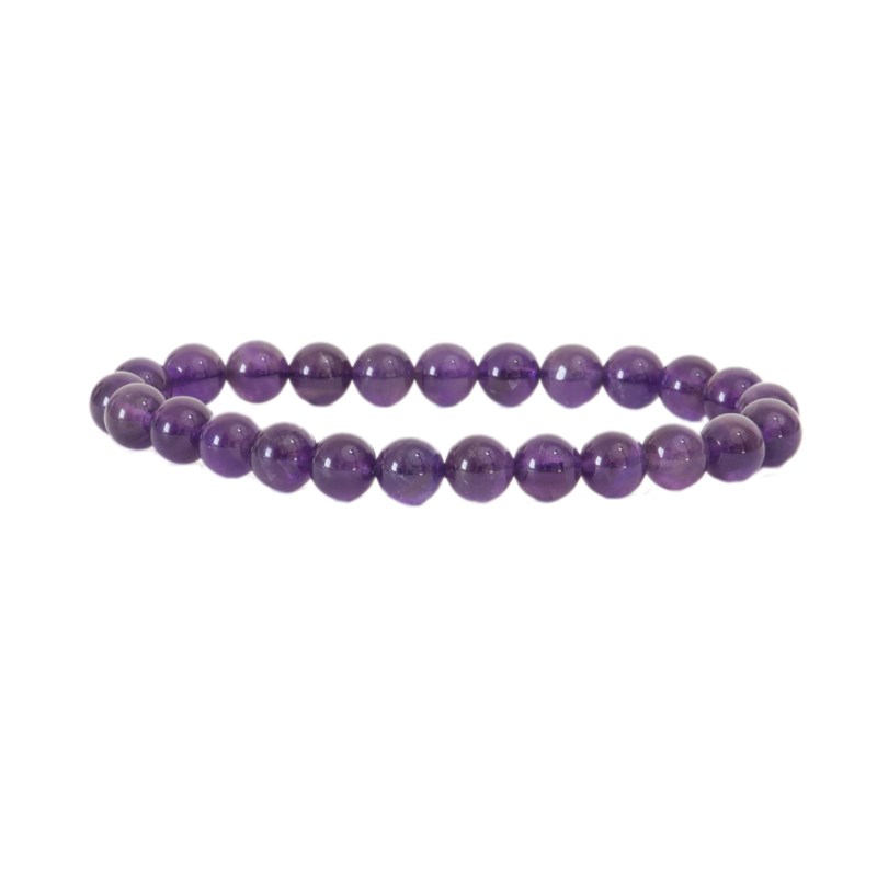 Garaulion - Bracelet pierre - améthyste 6mm