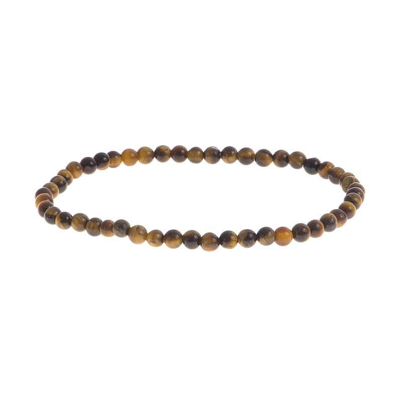 Joli bracelet Homme Œil de Tigre - pierre de lave rondes - bijou zen