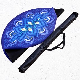 Tapis yoga, méditation mandala + sac