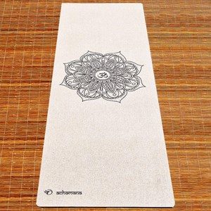 Tapis de yoga chanvre mandala