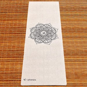 Tapis de yoga chanvre mandala