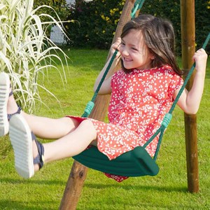 Siège balançoire plastique vert forêt po