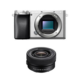Sony alpha 6100 silver + pz 16-50 ii